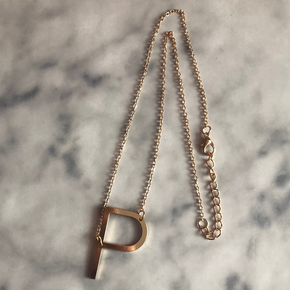 “P” Initial Pendant
